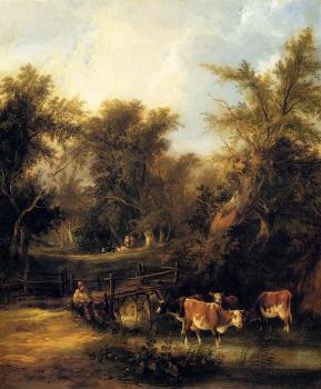 威廉 謝耶 Cattle By A Stream